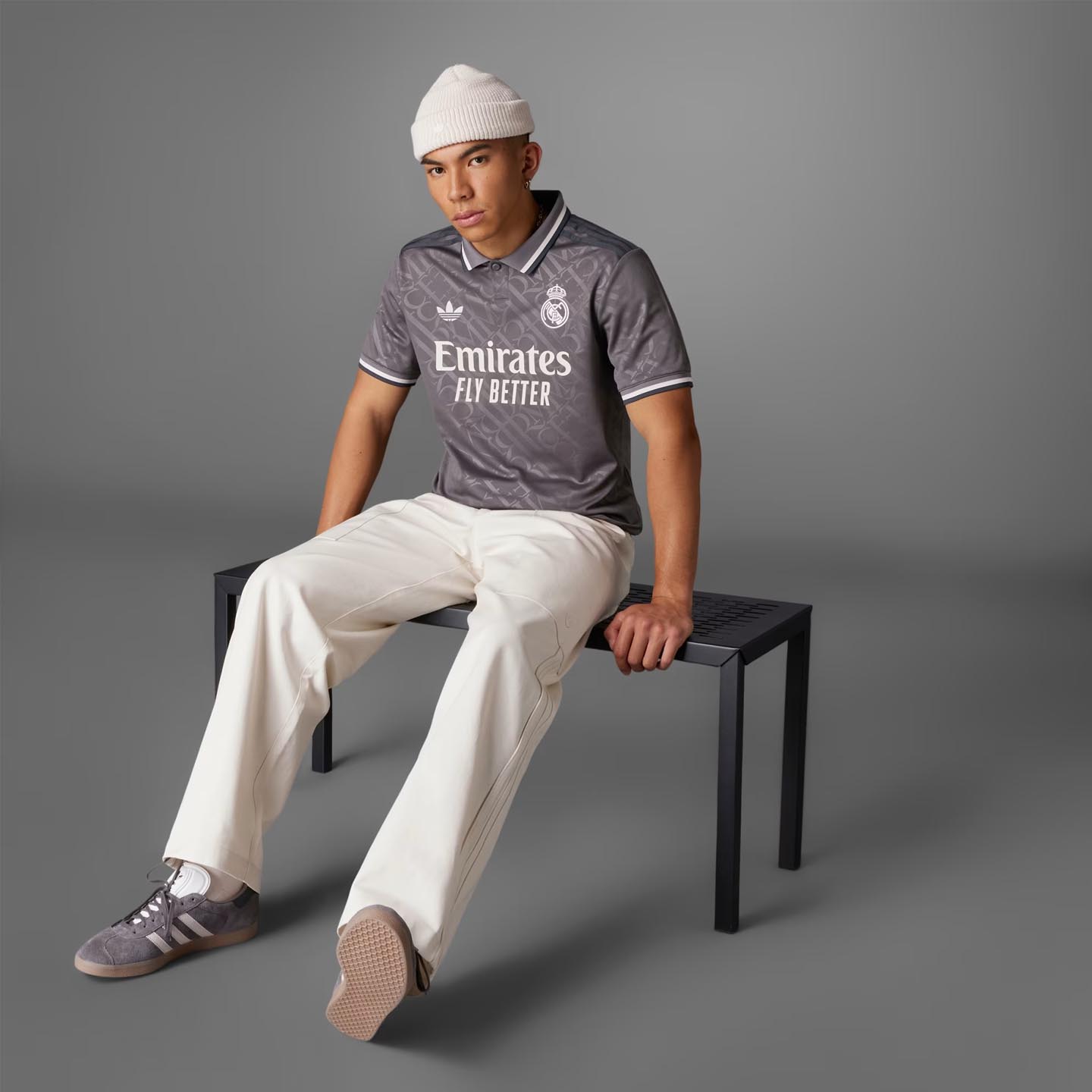 Camiseta Adidas Real Madrid Oficial 3 2025 Masculina - Manto